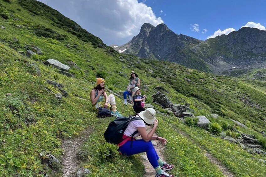 Kaçkar Mountains Glacier Lakes Huser Sunset Hiking or Trekking 