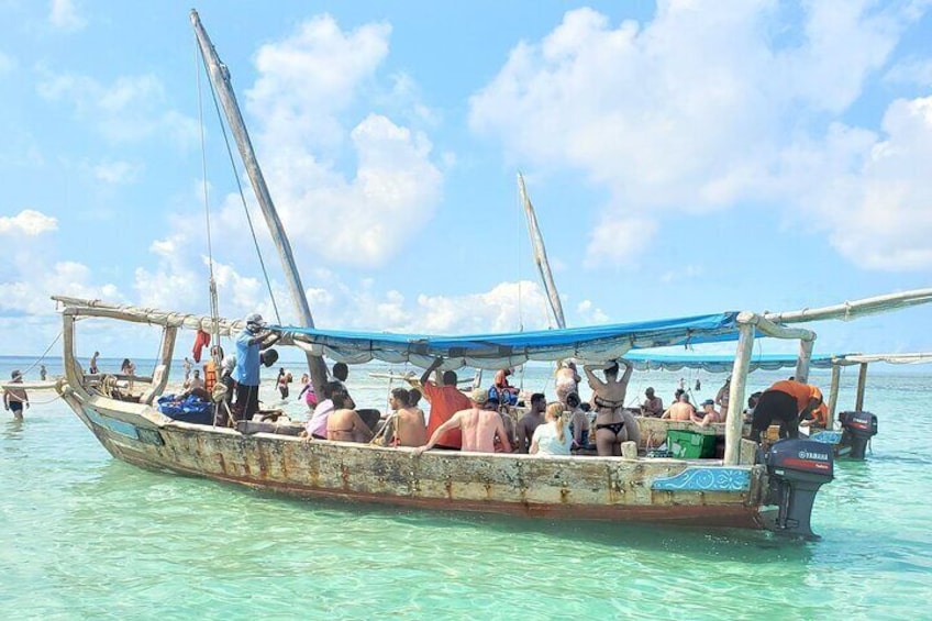 Full Day Private Safari Blue Sea Adventure in Zanzibar 