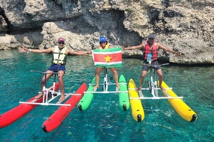 Curaçao : ウォーターバイク体験＆カメと泳ぐアドベンチャー