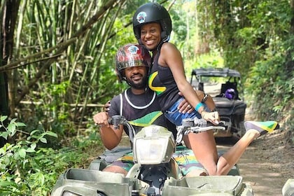 quad bike, Zipline, Horseback Ride and Bamboo Rafting Experience