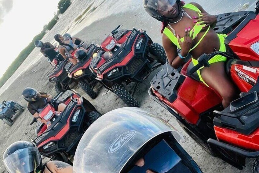 ATV and Rick's Cafe From Ocho Rios