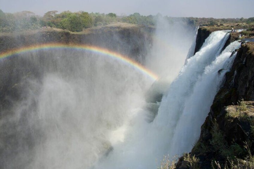  Combo Tour of Falls Zambia Zimbabwe side and Helicopter ride 