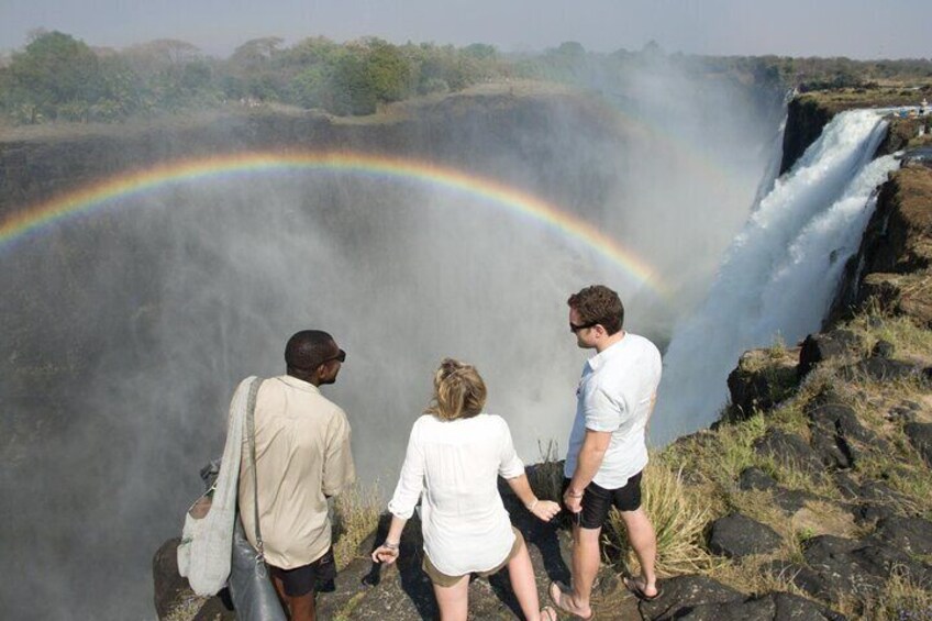  Combo Tour of Falls Zambia Zimbabwe side and Helicopter ride 