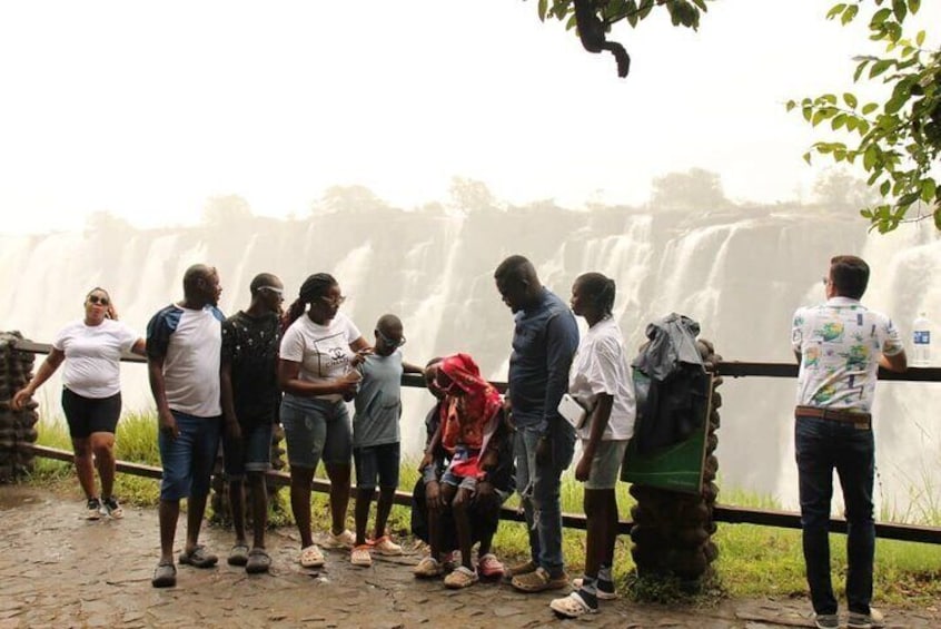  Combo Tour of Falls Zambia Zimbabwe side and Helicopter ride 