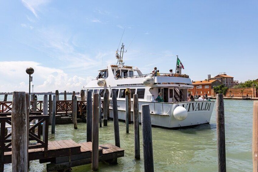 Boat from Chioggia to Venice islands