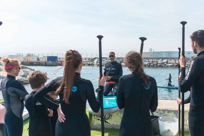 Stand Up Paddle - Enjoy the Barcelona skyline from the sea.