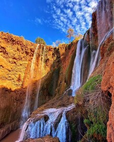 Von Marrakech aus: Ganztagesausflug zu den Ouzoud-Wasserfällen