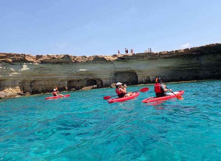 Picture 1 for Activity 3-hour Cape Greko Sea Caves Guided Kayaking