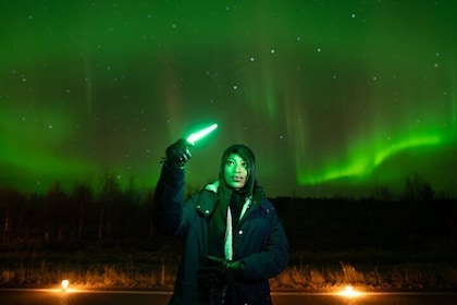 ROVANIEMI Unlimited Range Northern Lights Hunt with VIP Van