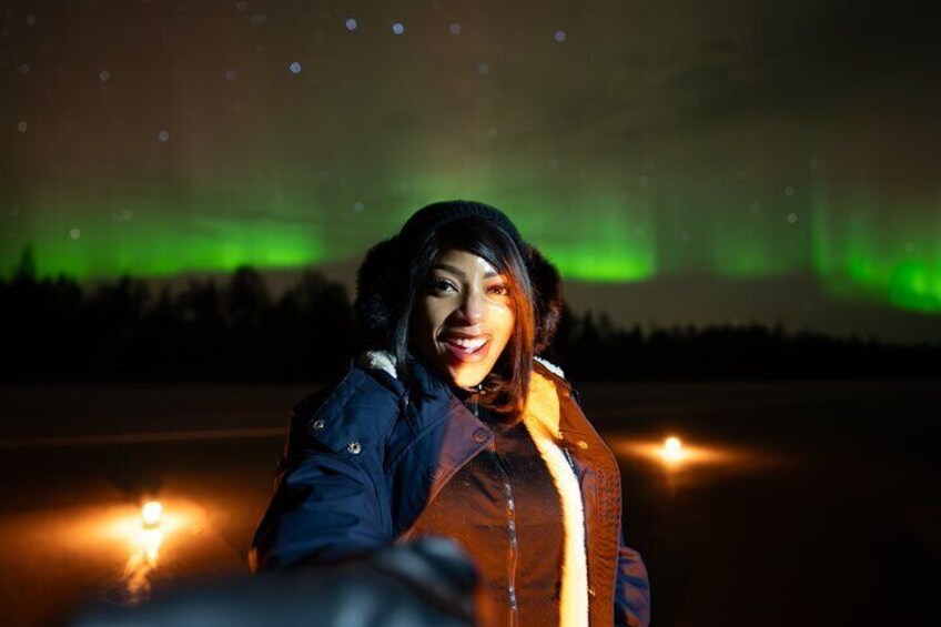 Unlimited Range Northern Lights Hunt with VIP Van