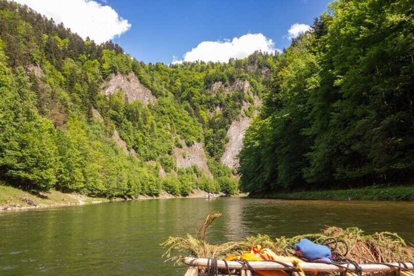 Traditional rafting