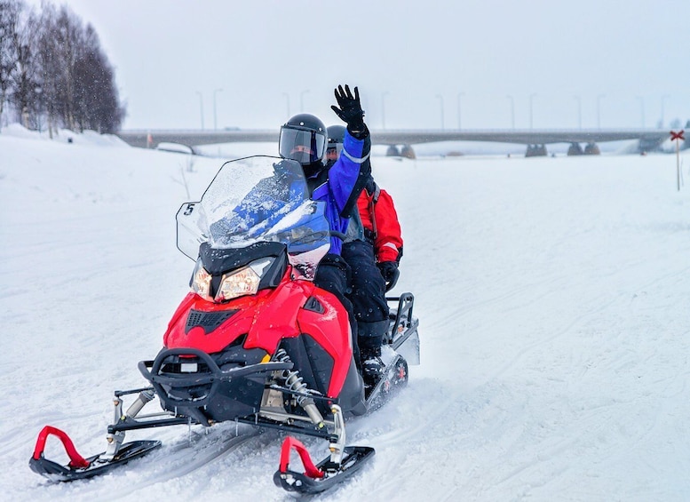 Picture 2 for Activity From Rovaniemi: 2-Hour Snowmobile Safari