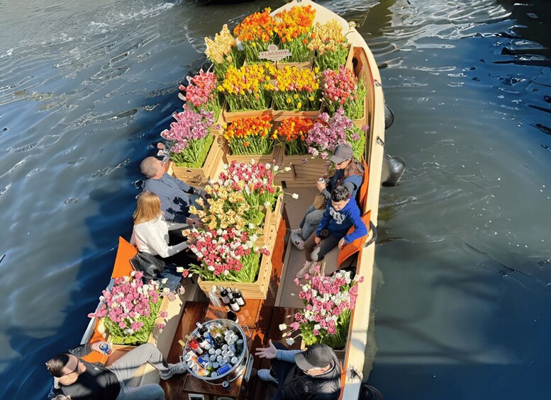 Amsterdam: Premium Tulip Boat Canal Tour