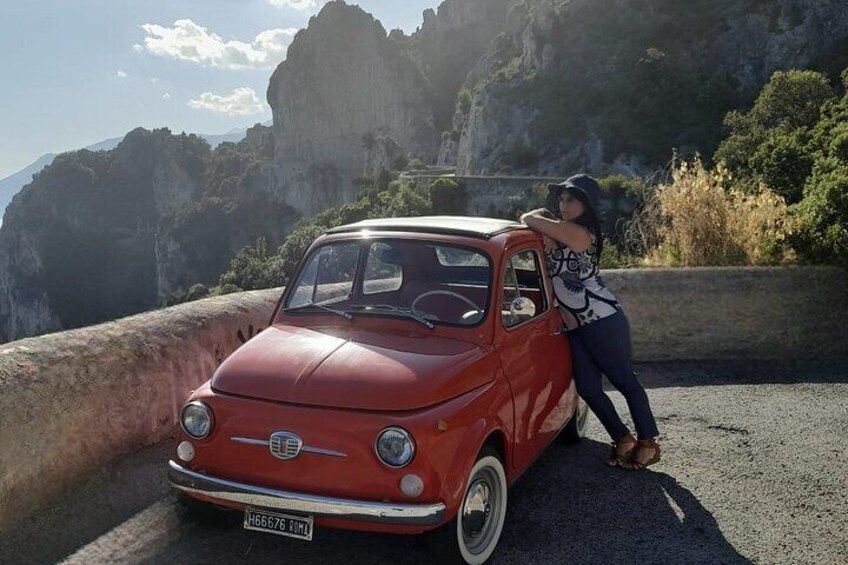 Private Tour in a Vintage Fiat 500 on the Amalfi Coast