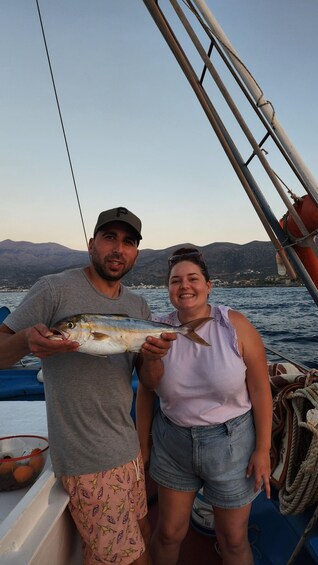 Picture 21 for Activity Hersonissos: Agapi Fishing Trips Sunset Cruise