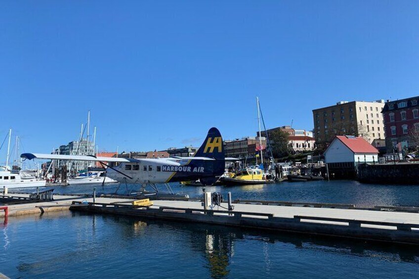 float planes downtown Victoria BC paddle 