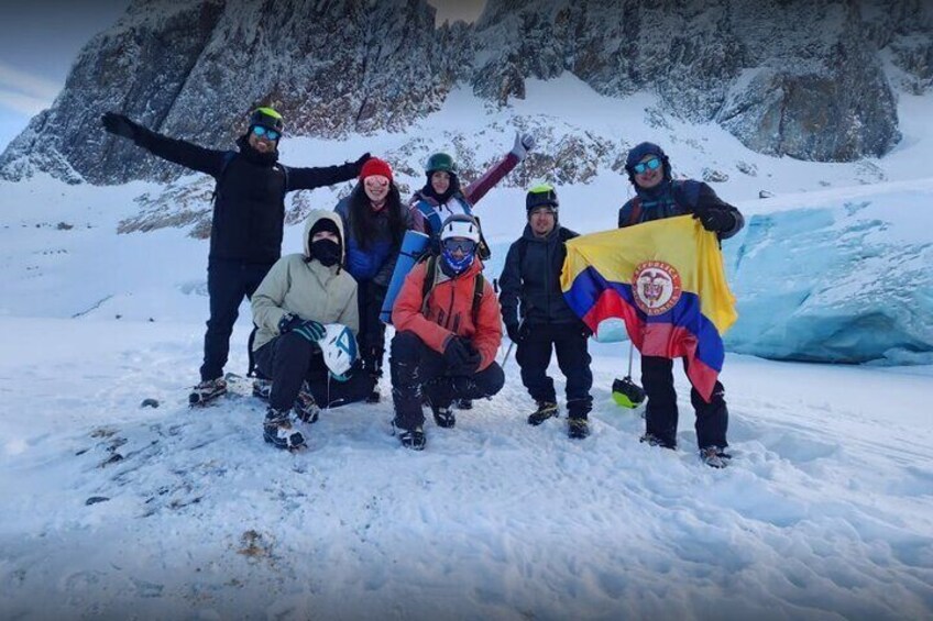 Trekking to Ojo del Albino Glacier