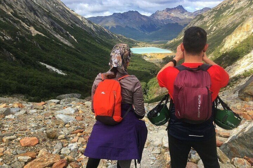 Trekking to Ojo del Albino Glacier