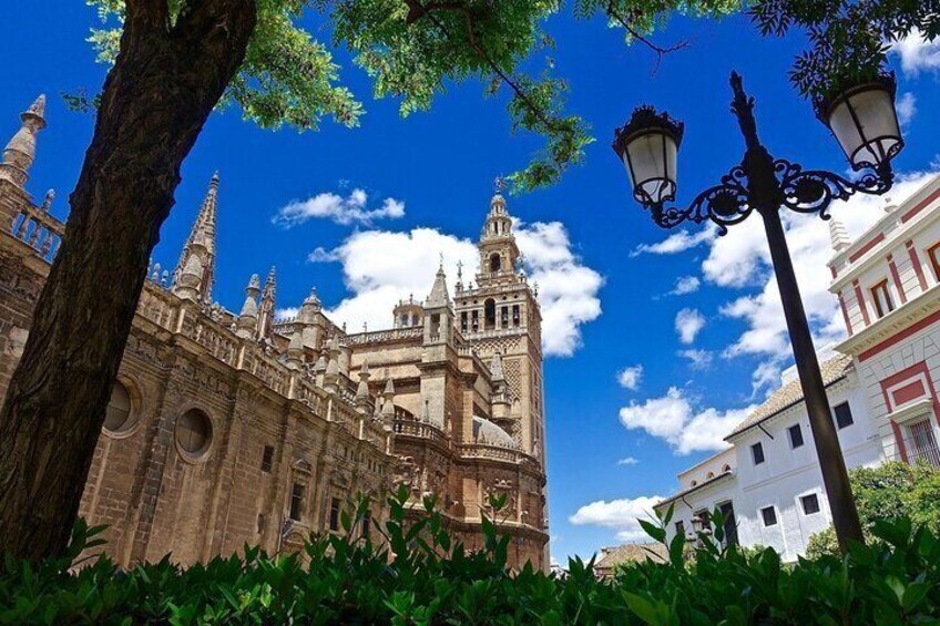 Full day in Seville/ E-Bike, Monuments, Boat and Flamenco Show