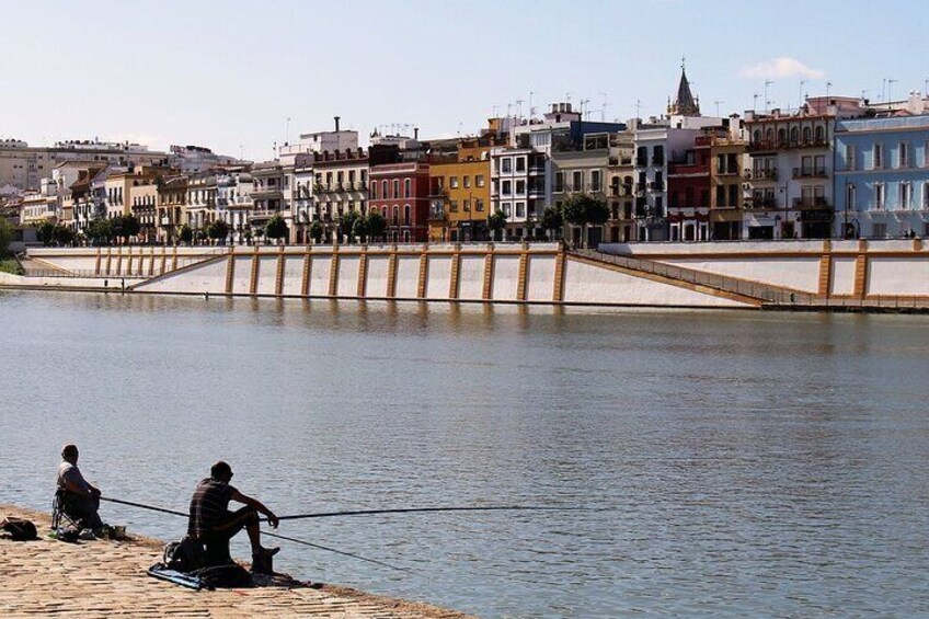 Full day in Seville/ E-Bike, Monuments, Boat and Flamenco Show