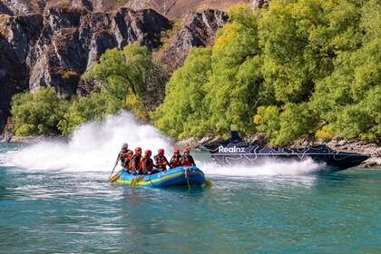 Kawarau River Rafting in Kombination mit Queenstown Jet Boat