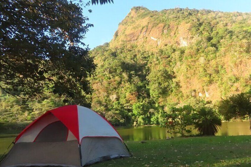 Camping at the San Carlos' Lagoon