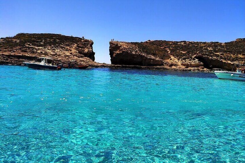 MALTA-Gozo Comino Caves Crystal Blue Lagoon Private Boat Trips