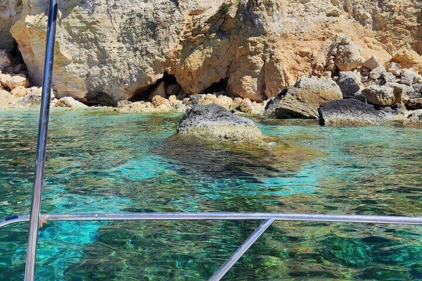 MALTA-Gozo Comino Caves Crystal Blue Lagoon Private Boat Trips