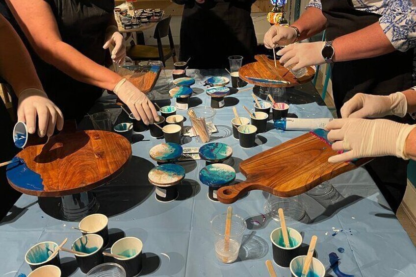 Resin Art Classes in Sydney