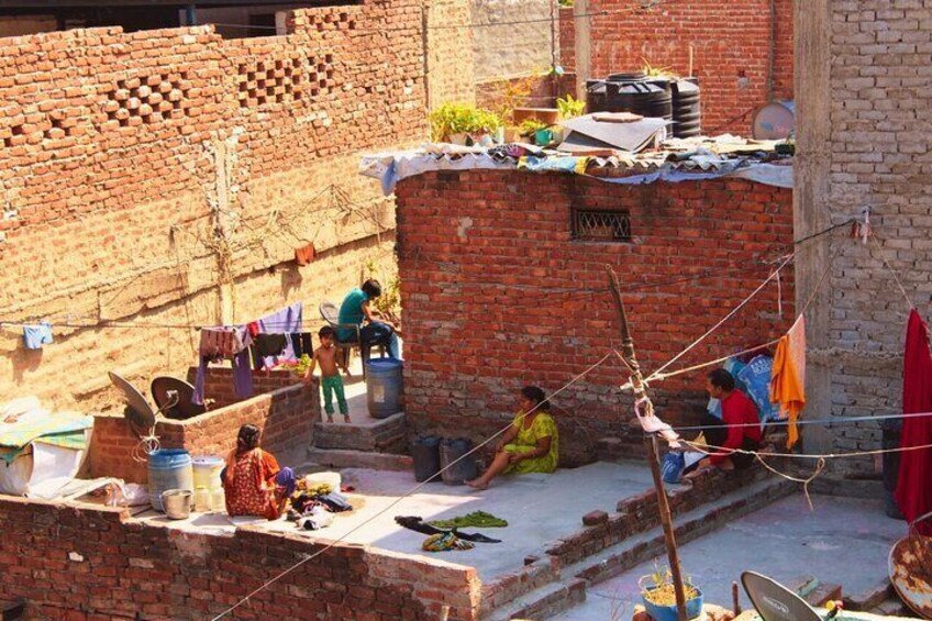 Sanjay Colony Slum Tour with Local