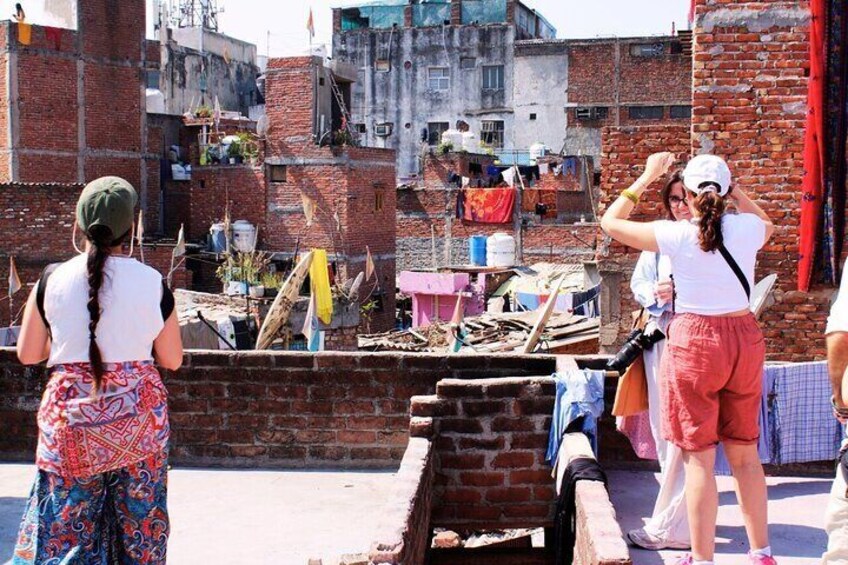 Sanjay Colony Slum Tour with Local