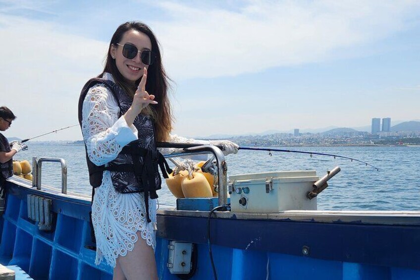 Jeju Hidden Gem Sea Boat Fishing Tour with Lunch