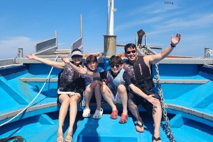 Jeju Hidden Gem Sea Boat Fishing Tour with Lunch
