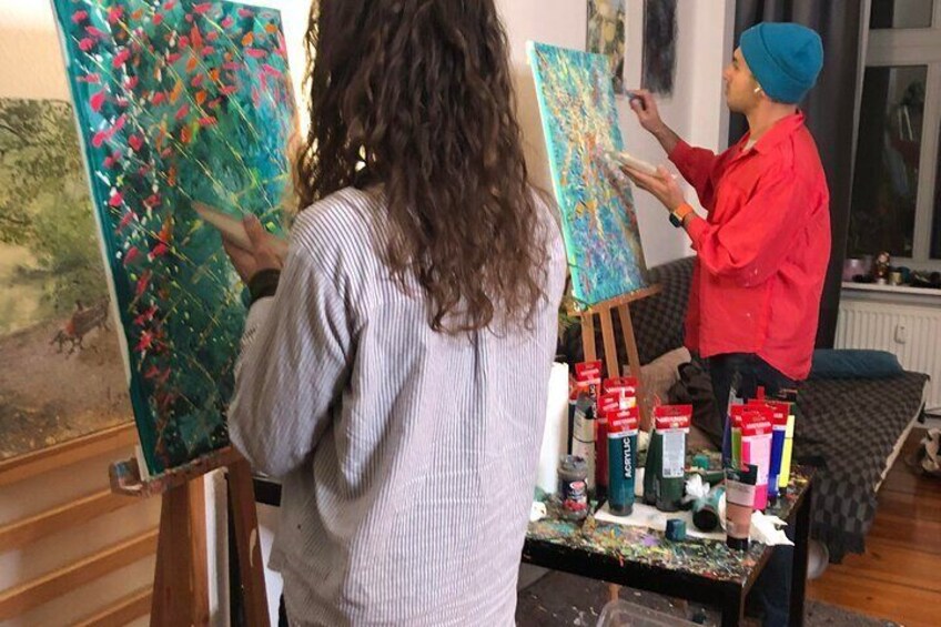 Techno Painting Workshop