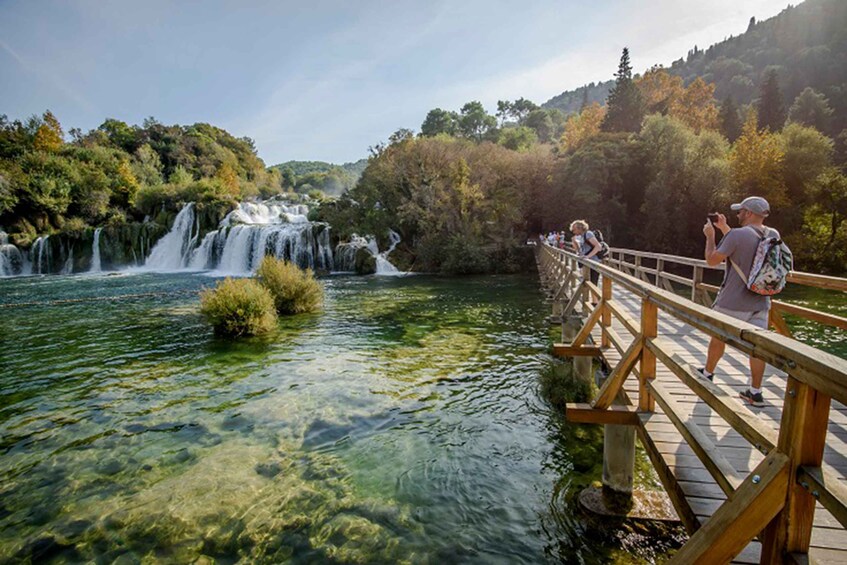 Picture 7 for Activity From Zadar: Krka Waterfalls Guided Tour with Swim at Skardin