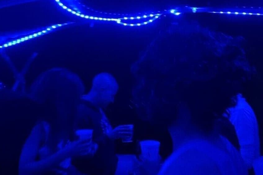 Fun dancing the night away.