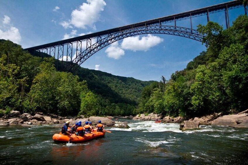 Fayette Station Rapid and New River Gorge Bridge