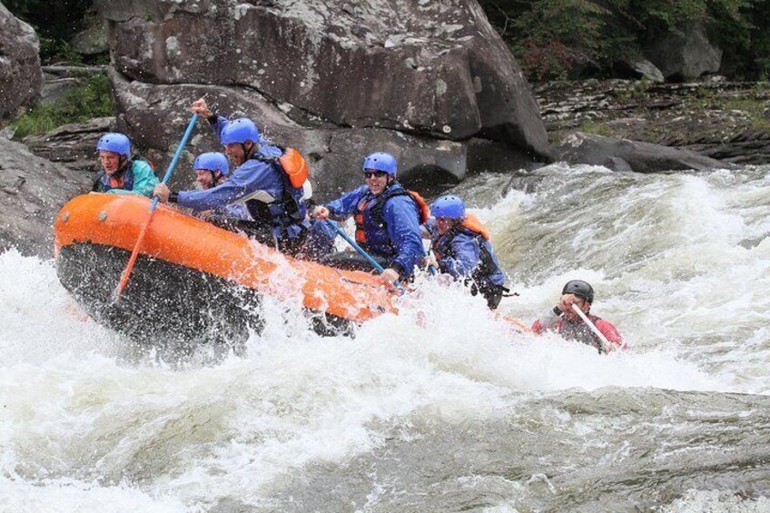 Gigantic holes on the Lower Gauley