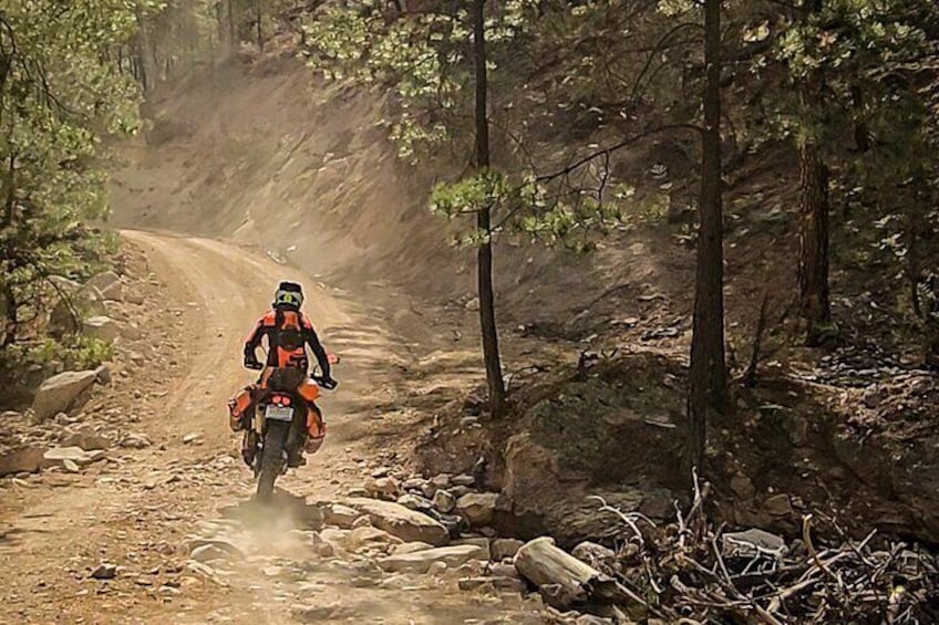 Off-Road Motorcycle Ride through the Copper Canyon