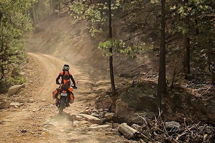 Off-Road Motorcycle Ride through the Copper Canyon