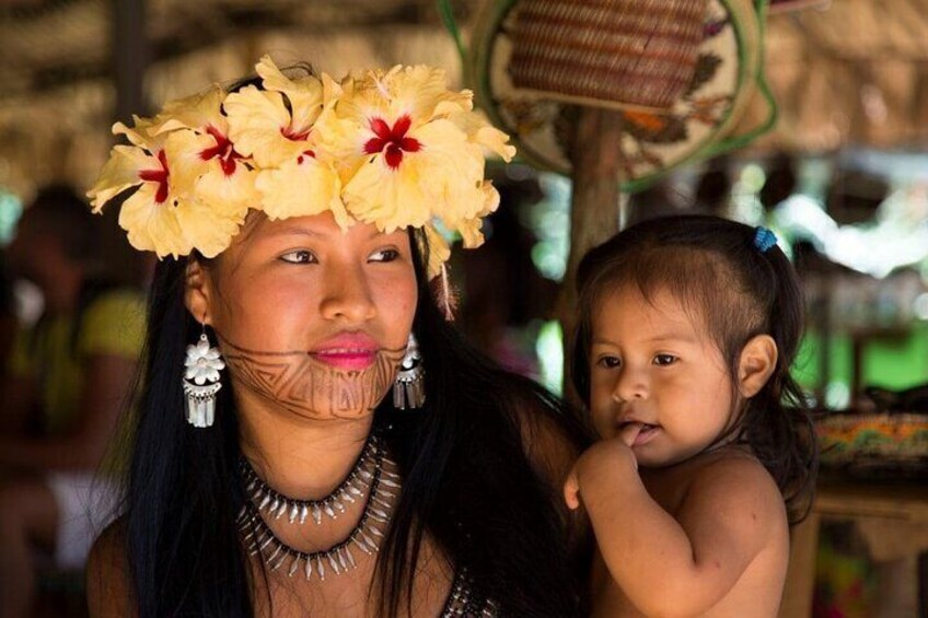 Panama City Embera Village and Jungle Waterfall Rainforest Tour