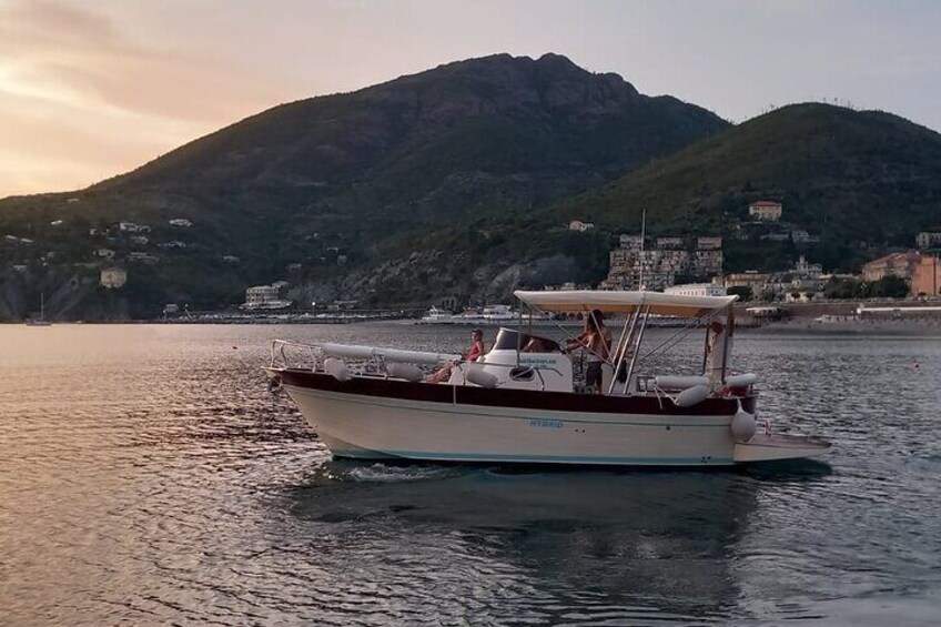 Cinque Terre private and exclusive sunset boat tour