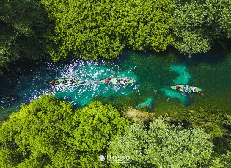 Capestrano: Canadian Canoe Excursion on the Tirino River