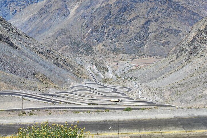 Portillo Andes Mountain Range with Inca Lagoon and Wine Tasting