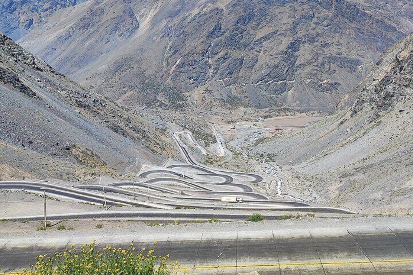 Portillo Andes Mountain Range with Inca Lagoon and Wine Tasting