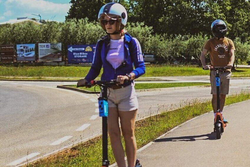 Private Guided E-Scooter Green Lagoon Tour in Poreč