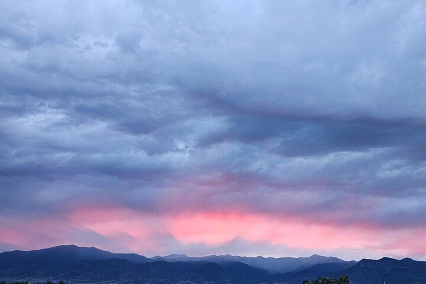 I am not a photographer but if you are you may grab some shots better than these sunsets!