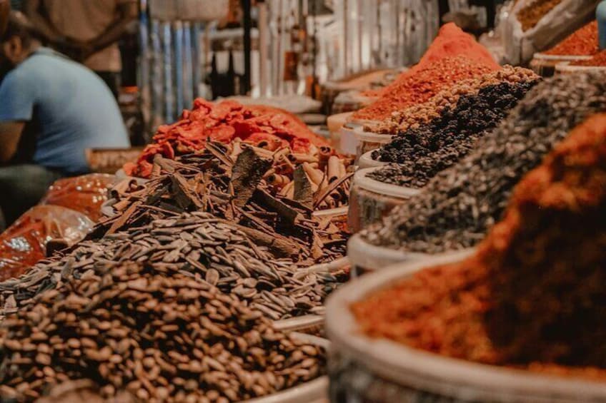 Spices in the local market