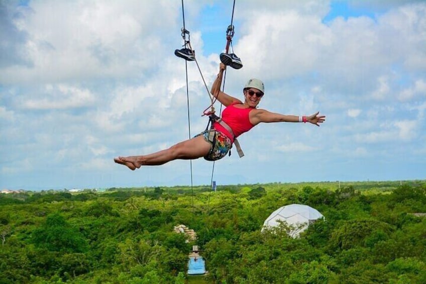 Zip Line or Canopy Zip Line Adventure in Punta Cana