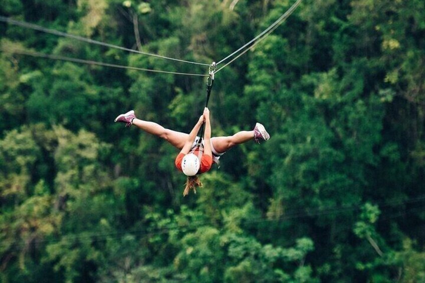 Zip Line or Canopy Zip Line Adventure in Punta Cana